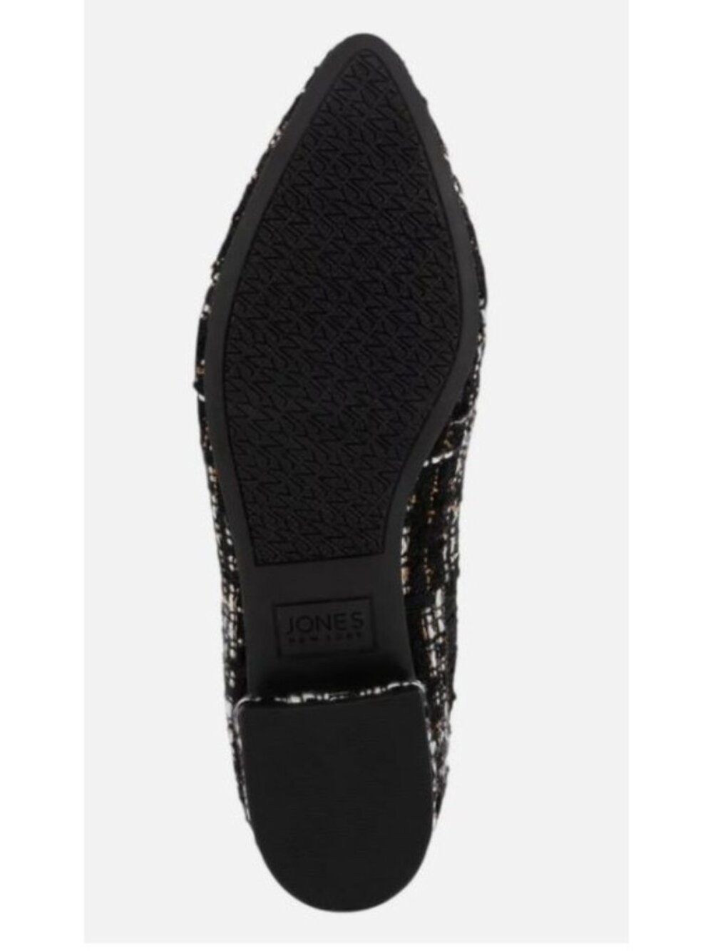 Jones New York Women's Black Tweed Quesheen Pointed Toe Tailored Flats Size 8M - Picture 5 of 15